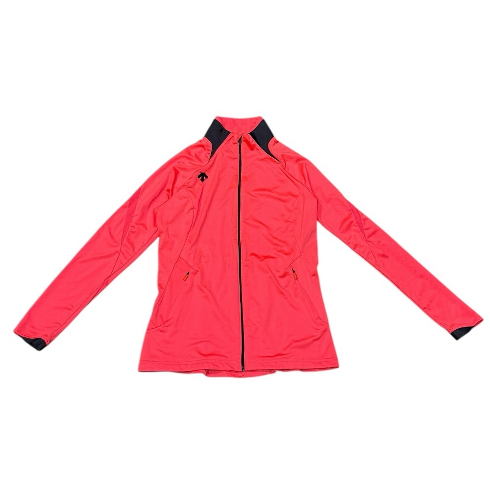 Descente Running Track Jacket Pink Women’s Sz 4